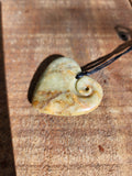 #12 Heart with Koru Jasper (40mm)