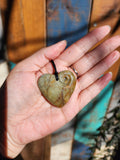 #12 Heart with Koru Jasper (40mm)