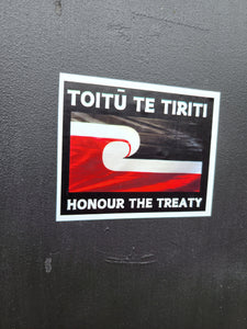 Car Sticker Toitu Te Tiriti