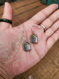 Pounamu in Kete Earrings