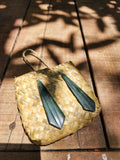 #21 Huia Feather Greenstone Earrings (70mm)