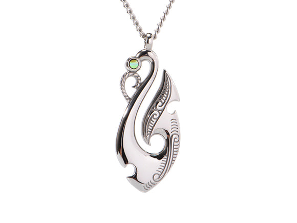 #P Manaia Silver Pendant