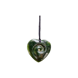 #B30 Manawa Koru Heart Pendant (60mm)