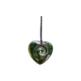 #B30 Manawa Koru Heart Pendant (60mm)